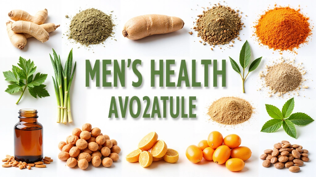 Collage of various natural ingredients in an appealing, clean layout